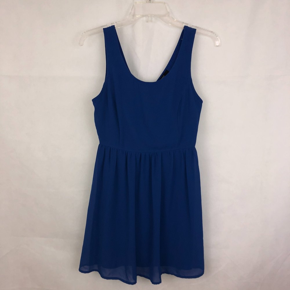 Forever 21 Blue Flowy Dress Size Small